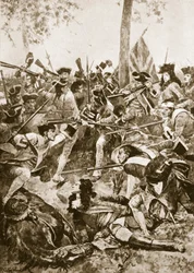 Schlacht von Ramillies, 23. Mai 1706: Der Angriff des irischen Regiments